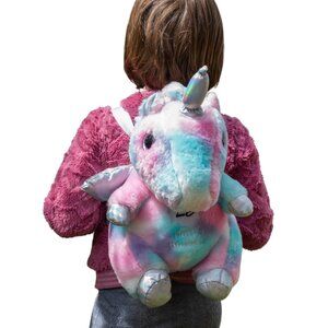 Unicorn Realistic Stuffed Toy Backpack